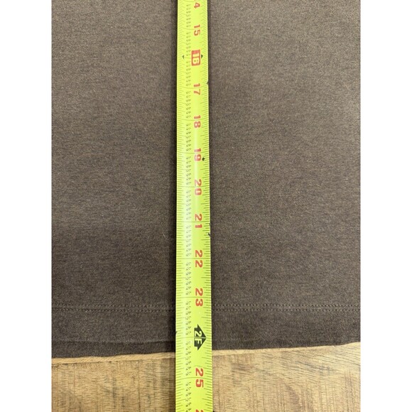 Lands' End Brown Turtleneck Long Sleeve Shirt Women’s XL 100% Cotton - Picture 8 of 9